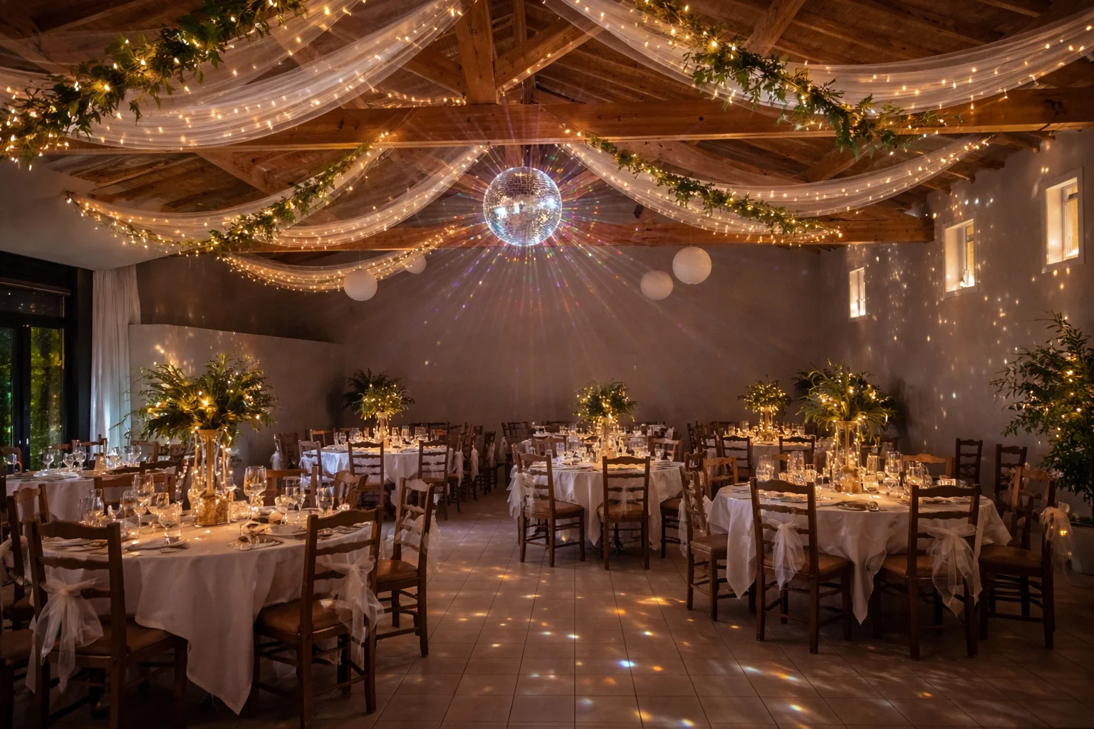 Soirée festive privatisée au Domaine de la Noiseraie